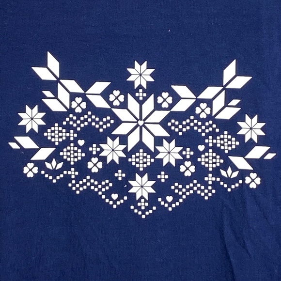 BP. Cozy Navy Snowflake Fair isle Pullover - Picture 4 of 8